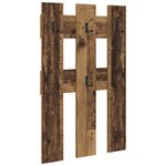 vidaXL Porte-manteau mural avec stockage Vieux bois 65 x 3 x 100 cm