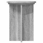 vidaXL Support de Plante 2 pièces Sonoma gris Ø29 5 x 40 cm