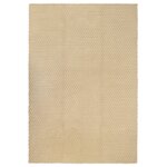 vidaXL Tapis rectangulaire Naturel 160x230 cm Coton