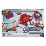 Marvel avengers – gant répulseur iron man lance-fléchettes nerf power moves - accessoire de déguisement