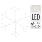 Ambiance Flocon de neige lumineux de Noël avec 216 LED 60 cm