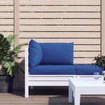 vidaXL Coussins de palette lot de 3 bleu tissu oxford