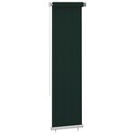 vidaXL Store roulant d'extérieur 60x230 cm Vert foncé PEHD