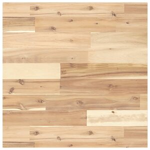 vidaXL Dessus de table carré 50x50x2 cm bois massif d'acacia