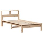 vidaXL Lit bibliothèque sans matelas 100x200 cm bois massif de pin