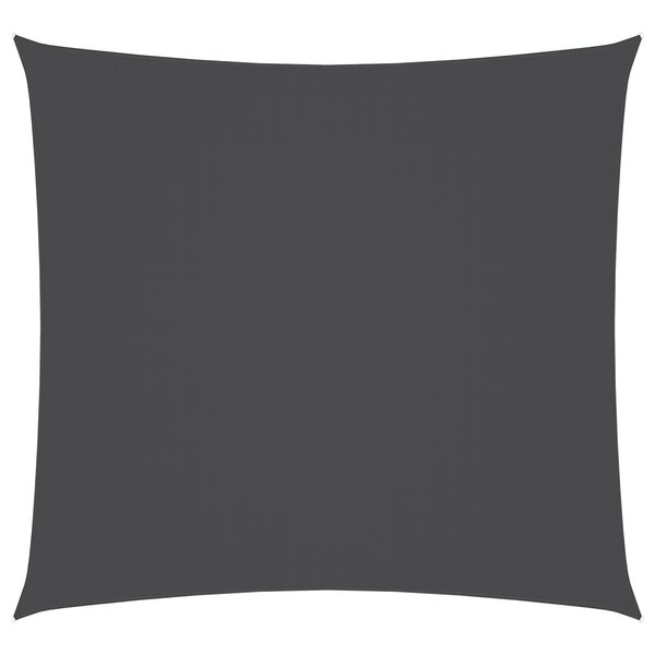 vidaXL Parasol en tissu oxford carré 5x5 m anthracite