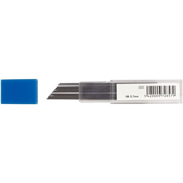 Etui de 12 Mines Graphite 0 7mm HB x 12 WONDAY
