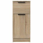 vidaXL Buffets 2 Pièces Chêne Sonoma 30x30x70 cm Bois d'ingénierie