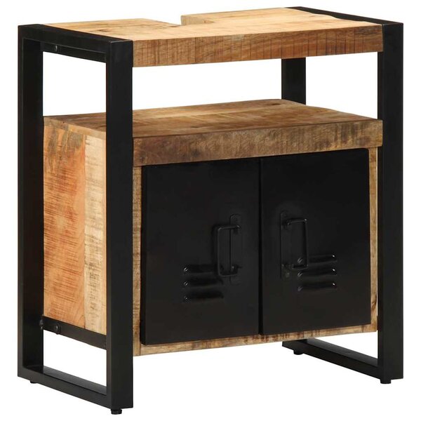 vidaXL Cabinet de Salle de Bain Marron Bois de manguier massif