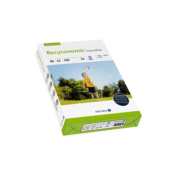 papier multifonction Recyconomic, A3, 80 g/m2 PAPYRUS
