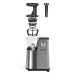 Livoo extracteur de jus vertical lent 1 l 400 w gris
