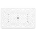 vidaXL Ensemble de salle à manger pour jardin 5 Pièces Blanc Aluminium