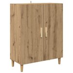 vidaXL Haut Armoire Chêne artisanal 69 5 x 32 5 x 180 cm