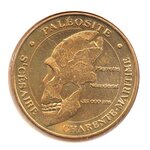 Mini médaille monnaie de paris 2007 - paléosite de saint-césaire