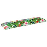 vidaXL Set de coussins de palette Floral 2 Pièces Motif de feuille