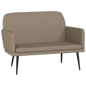 Banc banquette 107 x 80 x 81 cm similicuir cappuccino 02_0010685