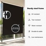 vidaXL Store roulant d'extérieur 200 x 270 cm Anthracite