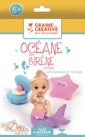 Kit Pate A Modeler Legere "Oceane Miss Sirene Des Mers"