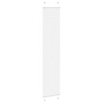 vidaXL Store plissé blanc 40x200 cm largeur du tissu 39 4 cm polyester