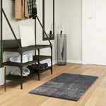 vidaXL Tapis HUARTE à poils courts doux et lavable anthracite 60x110cm