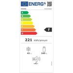 HISENSE RT267D4ADF Réfrigérateur congélateur haut - 205L (164L+41L) - froid statique - A+ - L55,1x H143,4 - silver