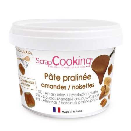 Pâte pralinée noisettes et amandes 200 g