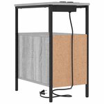 vidaXL Armoires de chevet 2 Pièces Sonoma gris 30 x 48 x 61 cm