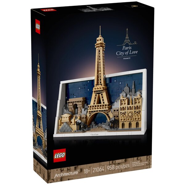 LEGO Architecture Paris  ville de l'amour 21064  958 pièces