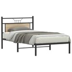 vidaXL Cadre de lit sans matelas chêne sonoma 100x190 cm
