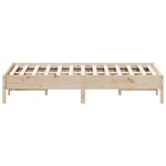 vidaXL Cadre de lit sans matelas 140x200 cm bois massif de pin