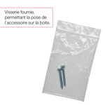 Platine de fixation au sol pour boite aux lettres