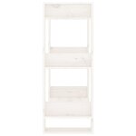 vidaXL Bibliothèque/Séparateur de pièce Blanc 60x35x91 cm Bois de pin