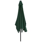 vidaXL Parasol 200 x 300 cm Vert Rectangulaire