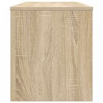 vidaXL Meuble TV Chêne Sonoma 100 x 35 x 40 cm Bois d'ingénierie
