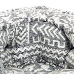 Vidaxl pouf modulaire à 2 places gris clair tissu