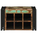 vidaXL Étagère à vin 46 x 35 x 27.5 cm Bois massif de récupération