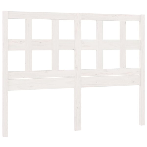 vidaXL Tête de lit Blanc 155 5x4x100 cm Bois massif de pin
