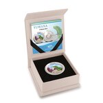 Pièce de monnaie 5 florin aruba yuwana (iguane) 2021 – argent be