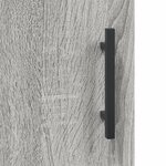 vidaXL Table de chevet sonoma gris 40x40x50 cm bois d'ingénierie