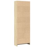 vidaXL Bibliothèque chêne sonoma 60x24x176 cm bois d'ingénierie