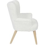 Fauteuil enfant imitation fourrure helsinki