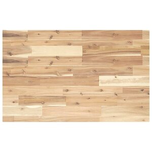 vidaXL Dessus de table rectangulaire 80x50x4 cm bois massif d'acacia