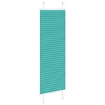vidaXL Store plissé vert pétrole 45x150 cm largeur du tissu 44 4 cm