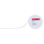 Fil élastique blanc plat 5 mm rouleau 5 m