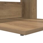 vidaXL Table d'appoint Chêne artisanal 40 x 38 x 62 5 cm