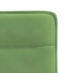 vidaXL Chaises à manger lot de 2 Vert clair Velours