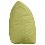 vidaXL Coussin de Dos Vert clair 45 x 20 x 35 cm tissu
