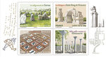 Carnet - Patrimoine de France - 12 timbres autocollants