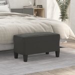 vidaXL Banc Gris foncé 70x35x41 cm Tissu microfibre