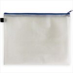 ACROPAQ 5 Pochettes documents à fermeture éclair en maille- 5x Pochettes 357x272mm PVC